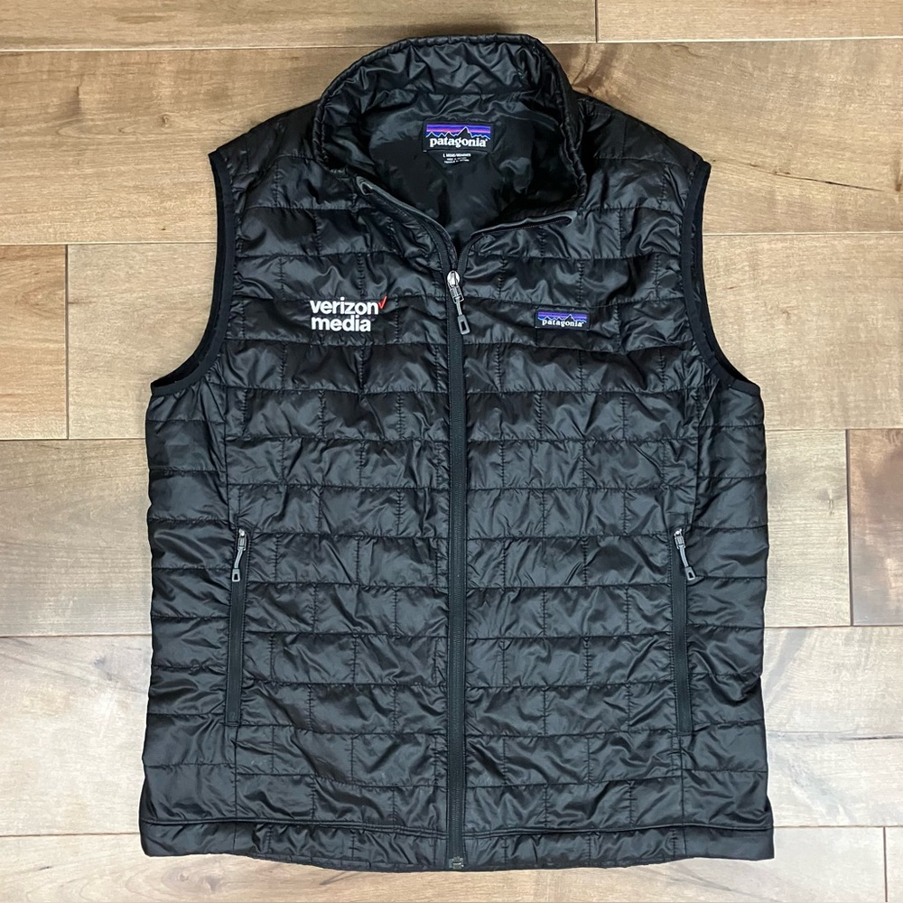Patagonia Black Quilted Down Vest